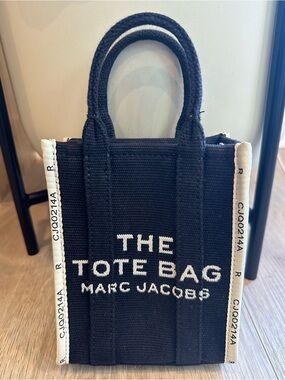 Marc Jacobs Black Canvas Mini Tote